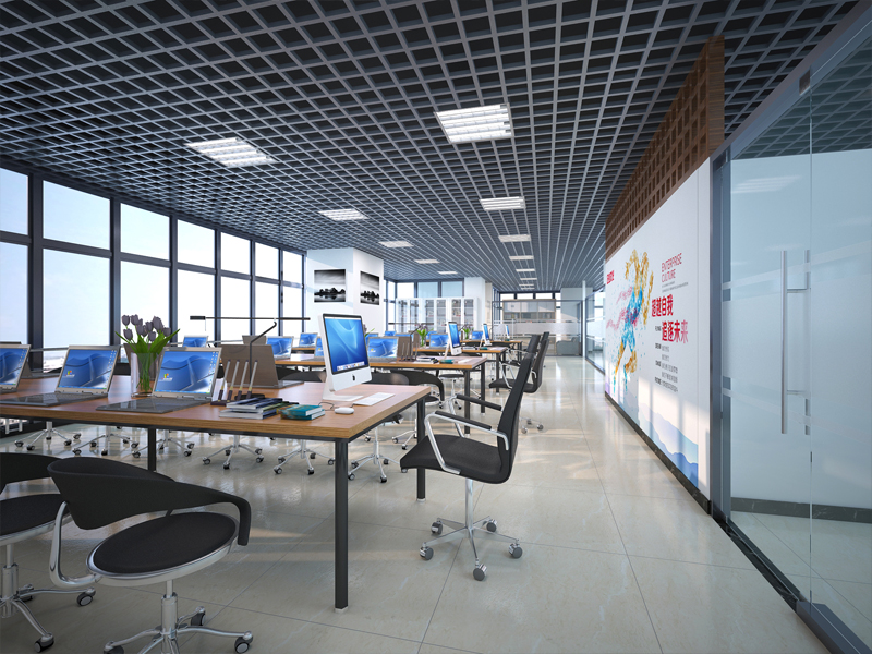 合肥蔚藍商務港廣發青蚨辦公裝修工程