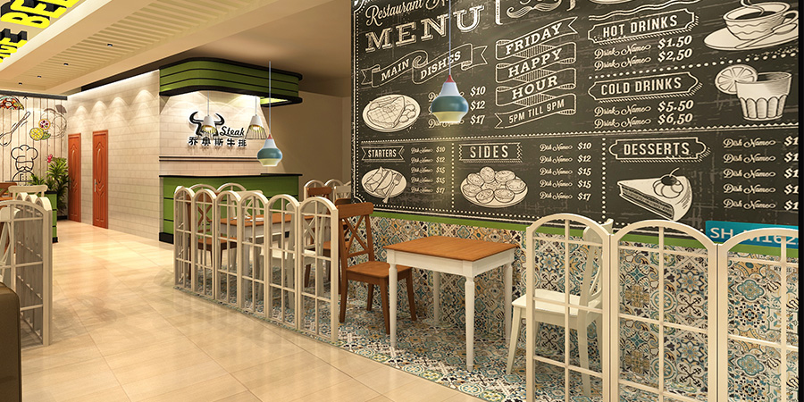 釣魚島美食廣場餐飲裝修工程