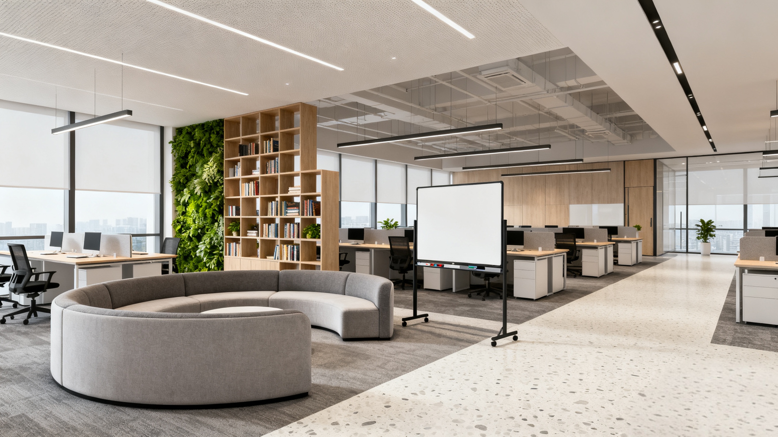 開放式辦公室太吵？如何平衡“協(xié)作”與“專注”的裝修設(shè)計